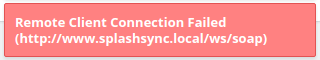 Module Connect Fail Error